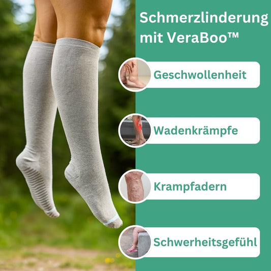 Bambus Kompressionssocken gegen Schwellungen & Neuropathy